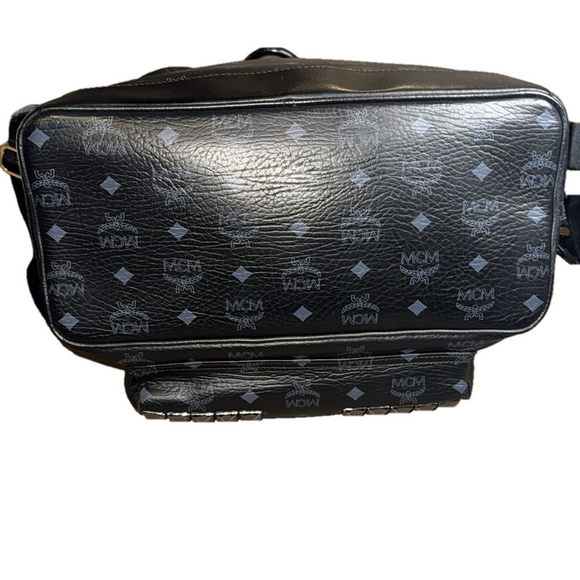 MCM Black Studded Backpack - Picture 7 of 9